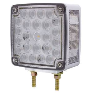 UNITED PACIFIC - UNITED PACIFIC - 38758 - LUZ DE SEÑAL DE GIRO DE DOBLE CARA DE 52 LED (CONDUCTOR) - LED ÁMBAR Y ROJO/LENTE TRANSPARENTE - Image 4