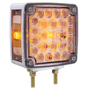 UNITED PACIFIC - UNITED PACIFIC - 38759 - LUZ DE SEÑAL DE GIRO DE DOBLE CARA DE 52 LED (PASAJERO) - LED ÁMBAR Y ROJO/LENTE TRANSPARENTE - Image 3