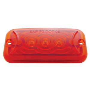 UNITED PACIFIC - UNITED PACIFIC - 38767 - LUZ DE BALIZAMIENTO DE 3 LED - LED ROJO/LENTE ROJA - Image 3