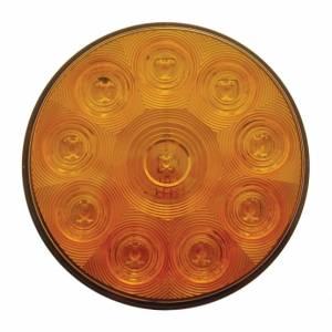 UNITED PACIFIC - 38771 - LUZ DE SEÑAL DE GIRO DE 10 LED DE 4" - LED ÁMBAR/LENTE ÁMBAR