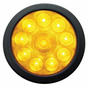 UNITED PACIFIC - 38771BAK - KIT DE LUCES DE SEÑAL DE GIRO DE 10 LED DE 4" - LED ÁMBAR/LENTE ÁMBAR