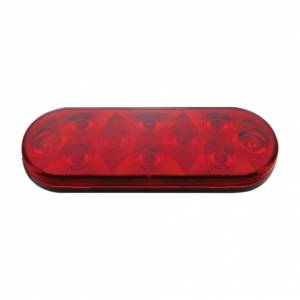 UNITED PACIFIC - UNITED PACIFIC - 38774B - LUZ OVALADA DE 10 LED DE 6" (PARADA, GIRO Y TRASERA) - LED ROJA/LENTE ROJA (A GRANEL) - Image 2