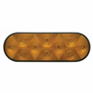 UNITED PACIFIC - UNITED PACIFIC - 38775 - LUZ DE SEÑAL DE GIRO OVALADA DE 10 LED DE 6" - LED ÁMBAR/LENTE ÁMBAR - Image 3