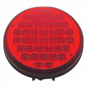 UNITED PACIFIC - UNITED PACIFIC - 38780 - LUZ REDONDA DE 40 LED DE 4" (PARADA, GIRO Y TRASERA) - LED ROJO/LENTE ROJA - Image 3