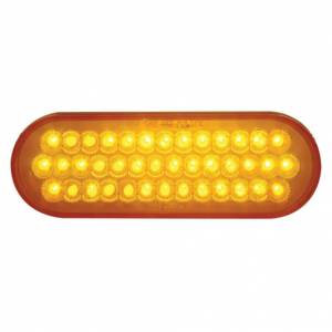 UNITED PACIFIC - 38784 - LUZ DE INTERMITENTE OVALADA DE 40 LED - LED ÁMBAR/LENTE ÁMBAR