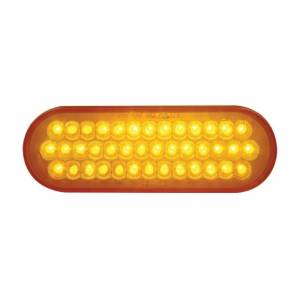 UNITED PACIFIC - 38784B - LUZ DE INTERMITENTE OVALADA DE 40 LED - LED ÁMBAR/LENTE ÁMBAR (A GRANEL)