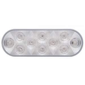 UNITED PACIFIC - UNITED PACIFIC - 38829B - LUZ AUXILIAR/UTILITARIA OVALADA DE 10 LED DE 6" - LED BLANCO/LENTE TRANSPARENTE (A GRANEL) - Image 2