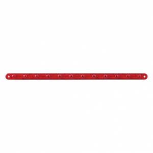 UNITED PACIFIC - UNITED PACIFIC - 38862B - BARRA DE LUCES ULTRA DELGADA DE 12 LED DE 12" SOLAMENTE (PARADA, GIRO Y TRASERA) - LED ROJO/LENTE ROJA (A GRANEL) - Image 2