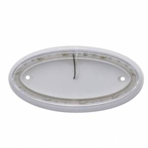 UNITED PACIFIC - 38879 - LUZ EMBLEMA GRANDE DE 32 LED PARA PETERBILT - LED ÁMBAR/LENTE TRANSPARENTE