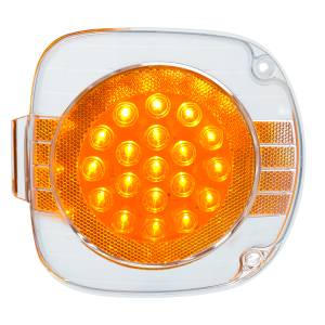 UNITED PACIFIC - UNITED PACIFIC - 38929 - LUZ DE SEÑAL DE GIRO DE 22 LED PARA FREIGHTLINER CENTURY 1996-2010 - LED ÁMBAR/LENTE TRANSPARENTE - Image 1