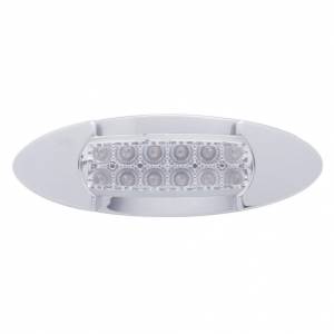 UNITED PACIFIC - 38960 - LUZ MAVERICK DE 12 LED (LIQUIDACIÓN/MARCADOR) CON REFLECTOR - LED ÁMBAR/LENTE TRANSPARENTE