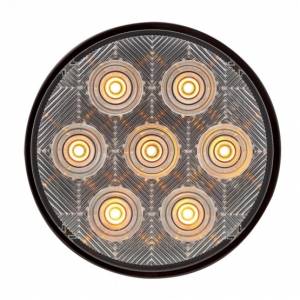 UNITED PACIFIC - 39120 - LUZ DE SEÑAL DE GIRO 7 LED 4" SERIE DE COMPETENCIA - LED ÁMBAR/LENTE TRANSPARENTE