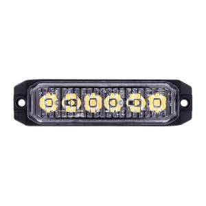UNITED PACIFIC - UNITED PACIFIC - 39161 - 6 LUCES DE ADVERTENCIA LED DE ALTA POTENCIA "COMPETITION SERIES" SLIM - ÁMBAR - Image 2