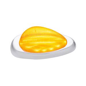 UNITED PACIFIC - 39166 - LUZ DE DORMIR DE 15 LED CON BISEL PARA FREIGHTLINER (LIQUIDACIÓN/MARCADOR) - LED ÁMBAR/LENTE ÁMBAR (PAR)