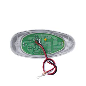 UNITED PACIFIC - UNITED PACIFIC - 39166 - LUZ DE DORMIR DE 15 LED CON BISEL PARA FREIGHTLINER (LIQUIDACIÓN/MARCADOR) - LED ÁMBAR/LENTE ÁMBAR (PAR) - Image 6