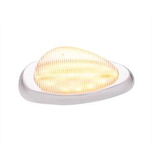UNITED PACIFIC - 39167 - LUZ DORMIENTA DE 15 LED CON BISEL PARA FREIGHTLINER (LIQUIDACIÓN/MARCADOR) - LED ÁMBAR/LENTE TRANSPARENTE (PAR)