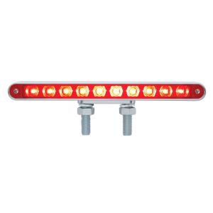 UNITED PACIFIC - UNITED PACIFIC - 39201 - BARRA DE LUCES DE DOBLE CARA DE 20 LED DE 9" - LED ÁMBAR Y ROJO / LENTE ÁMBAR Y ROJA - Image 3