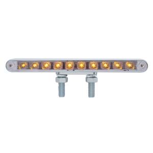 UNITED PACIFIC - UNITED PACIFIC - 39202 - BARRA DE LUCES DE DOBLE CARA DE 20 LED DE 9" - LED ÁMBAR Y ROJO/LENTE TRANSPARENTE - Image 2
