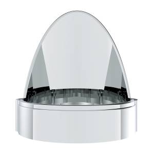 UNITED PACIFIC - UNITED PACIFIC - 39208B - BASE EMPOTRADA DE LUZ LED CROMADA CON VISERA PARA LUCES ESTILO GRAKON 1000 (A GRANEL) - Image 3