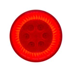 UNITED PACIFIC - UNITED PACIFIC - 39214 - LUZ DE TURBINA REDONDA DE 16 LED DE 4" (PARADA, GIRO Y TRASERA) - LED ROJO/LENTE ROJA - Image 2
