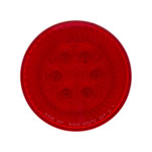 UNITED PACIFIC - UNITED PACIFIC - 39214 - LUZ DE TURBINA REDONDA DE 16 LED DE 4" (PARADA, GIRO Y TRASERA) - LED ROJO/LENTE ROJA - Image 3