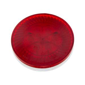 UNITED PACIFIC - UNITED PACIFIC - 39214 - LUZ DE TURBINA REDONDA DE 16 LED DE 4" (PARADA, GIRO Y TRASERA) - LED ROJO/LENTE ROJA - Image 6
