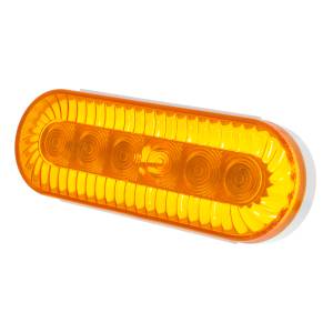 UNITED PACIFIC - UNITED PACIFIC - 39219 - LUZ DE TURBINA OVALADA DE 6" DE 20 LED (SEÑAL DE GIRO) - LED ÁMBAR/LENTE ÁMBAR - Image 3