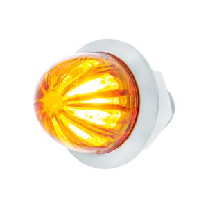 UNITED PACIFIC - 39226 - MINI LUZ DE SANDÍA DE 3/4" DE DOBLE FUNCIÓN DE 2 LED (LIQUIDACIÓN/MARCADOR) - LED ÁMBAR/LENTE ÁMBAR
