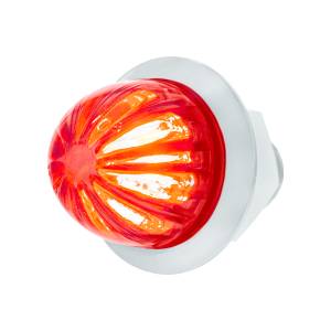 UNITED PACIFIC - 39228 - MINI LUZ DE SANDÍA DE 3/4" DE DOBLE FUNCIÓN DE 2 LED (LIQUIDACIÓN/MARCADOR) - LED ROJO/LENTE ROJA
