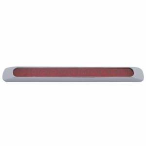 UNITED PACIFIC - UNITED PACIFIC - 39251 - BARRA DE LUCES DE 11 LED DE 17" (PARADA, GIRO Y TRASERA) CON BISEL CROMADO - LED ROJO/LENTE ROJA - Image 3