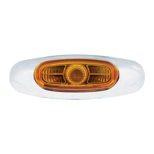 UNITED PACIFIC - UNITED PACIFIC - 39254 - LUZ VIPEREYE DE 3 LED DE ANCHO DE 4-3/16" (LIQUIDACIÓN/MARCADOR) - LED ÁMBAR/LENTE ÁMBAR - Image 2