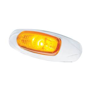 UNITED PACIFIC - UNITED PACIFIC - 39254 - LUZ VIPEREYE DE 3 LED DE ANCHO DE 4-3/16" (LIQUIDACIÓN/MARCADOR) - LED ÁMBAR/LENTE ÁMBAR - Image 3