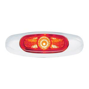 UNITED PACIFIC - UNITED PACIFIC - 39256 - LUZ VIPEREYE DE 3 LED DE ANCHO DE 4-3/16" (LIQUIDACIÓN/MARCADOR) - LED ROJO/LENTE ROJA - Image 1