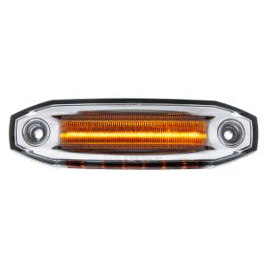UNITED PACIFIC - 39299 - LUZ LED DE 6 ÁMBAR (LIQUIDACIÓN/MARCADOR) CON LUZ DE ZANJA LATERAL DE 6 LED ÁMBAR