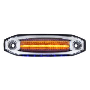 UNITED PACIFIC - 39300 - 6 LUZ LED ÁMBAR (LIQUIDACIÓN/MARCADOR) CON LUZ LATERAL DE 6 LED AZUL