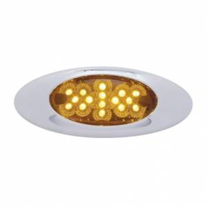 UNITED PACIFIC - 39324B - LUZ REFLECTORA PHANTOM I DE 16 LED (LIQUIDACIÓN/MARCADOR) - LED ÁMBAR/LENTE ÁMBAR (A GRANEL)