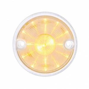 UNITED PACIFIC - 39330 - 15 LUZ LED 3" SERIE 2 SÓLO PARA CARCASA DE LUZ DE DOBLE CARA - LED ÁMBAR/LENTE TRANSPARENTE