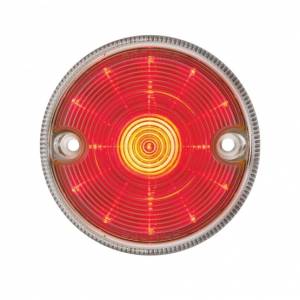 UNITED PACIFIC - 39331 - 15 LUZ LED 3" SERIE 2 SÓLO PARA CARCASA DE LUZ DE DOBLE CARA - LED ROJO/LENTE TRANSPARENTE