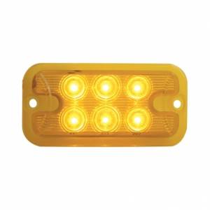 UNITED PACIFIC - 39332 - LUZ DE 6 LED DE DOBLE FUNCIÓN - LED ÁMBAR/LENTE ÁMBAR