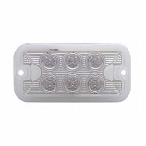 UNITED PACIFIC - 39335 - LUZ DE 6 LED DE DOBLE FUNCIÓN - LED ROJO/LENTE TRANSPARENTE