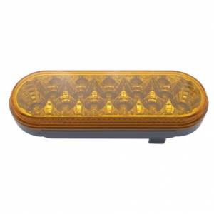 UNITED PACIFIC - UNITED PACIFIC - 39341 - LUZ DE SEÑAL DE GIRO REFLECTOR OVALADA DE 16 LED DE 6" - LED ÁMBAR/LEENTE ÁMBAR - Image 2