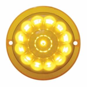 UNITED PACIFIC - UNITED PACIFIC - 39345 - LUZ DE CABINA ESTILO TRUCK-LITE DE 13 LED SANDÍA - LED ÁMBAR/LENTE ÁMBAR - Image 3