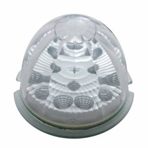 UNITED PACIFIC - 39351 - LUZ DE CABINA DEL LABERINTO DE SANDÍA CON 17 REFLECTORES LED - LED ÁMBAR/LENTE TRANSPARENTE