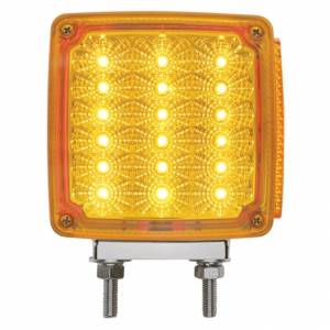 UNITED PACIFIC - UNITED PACIFIC - 39377 - LUZ DE SEÑAL DE GIRO DE DOBLE CARA REFLECTOR DE 39 LED (CONDUCTOR) - LED ÁMBAR Y ROJO/LENTE ÁMBAR Y ROJA - Image 2
