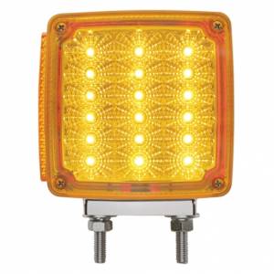 UNITED PACIFIC - UNITED PACIFIC - 39378 - LUZ DE SEÑAL DE GIRO DE DOBLE CARA REFLECTOR DE 39 LED (PASAJERO) - LED ÁMBAR Y ROJO/LENTE ÁMBAR Y ROJA - Image 2