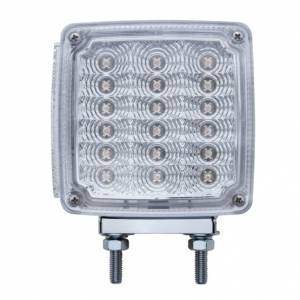 UNITED PACIFIC - UNITED PACIFIC - 39380 - LUZ DE SEÑAL DE GIRO DE DOBLE CARA REFLECTOR DE 39 LED (PASAJERO) - LED ÁMBAR Y ROJO/LENTE TRANSPARENTE - Image 2