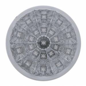 UNITED PACIFIC - 39396 - LUZ REFLECTORA REDONDA DE 4" DE 21 LED (PARADA, GIRO Y TRASERA) - LED ROJA/LENTE TRANSPARENTE