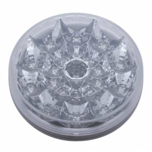 UNITED PACIFIC - UNITED PACIFIC - 39396 - LUZ REFLECTORA REDONDA DE 4" DE 21 LED (PARADA, GIRO Y TRASERA) - LED ROJA/LENTE TRANSPARENTE - Image 2