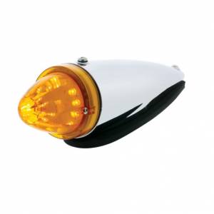 UNITED PACIFIC - 39406 - KIT DE LUCES DE CABINA ESTILO TRUCK-LITE DE 13 LED SANDÍA - LED ÁMBAR/LENTE ÁMBAR