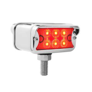 UNITED PACIFIC - UNITED PACIFIC - 39412 - LUZ DE DOBLE CARA DE 12 LED DE FUNCIÓN DOBLE CON VISERA - MONTAJE EN T - LED ÁMBAR Y ROJO/LENTE ÁMBAR Y ROJA - Image 3